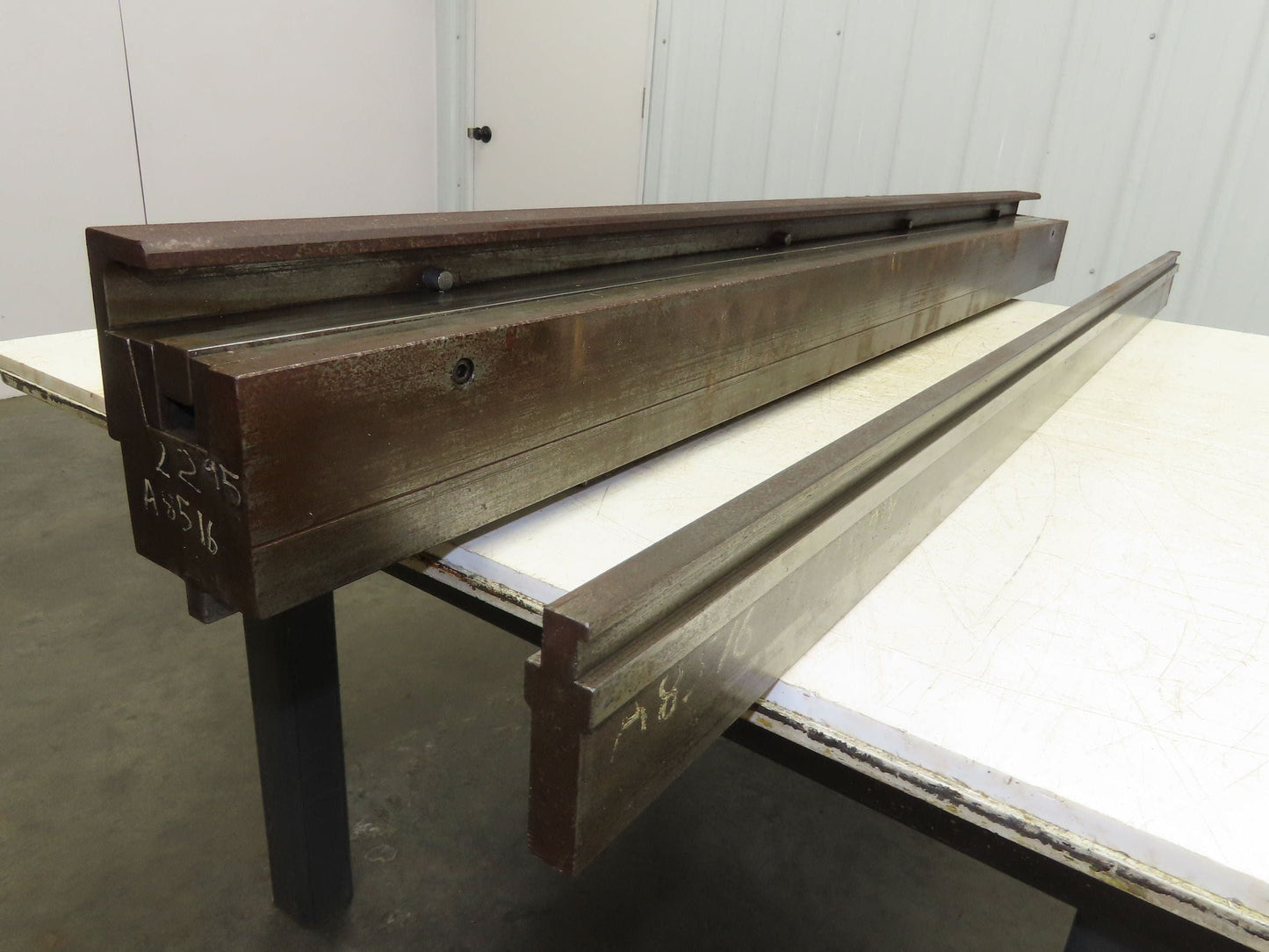 Press Brake U Punch Die Set 61" Long 3/4" ID 7/16" Stroke  1/2" Safety Tang