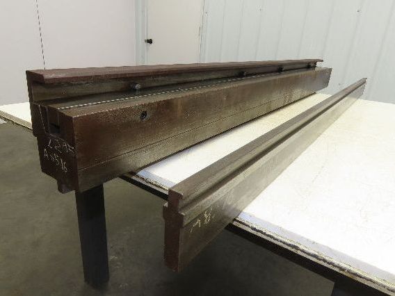 Press Brake U Punch Die Set 61" Long 3/4" ID 7/16" Stroke  1/2" Safety Tang