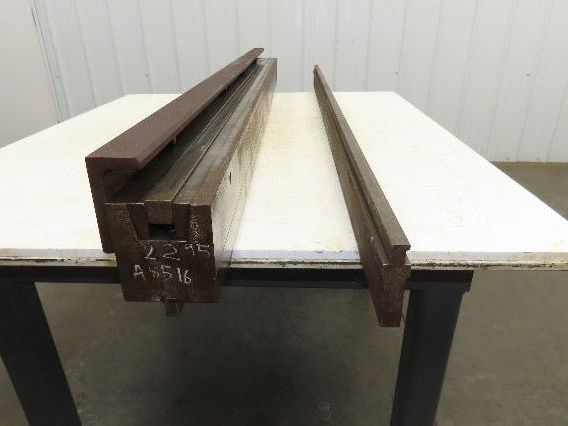 Press Brake U Punch Die Set 61" Long 3/4" ID 7/16" Stroke  1/2" Safety Tang