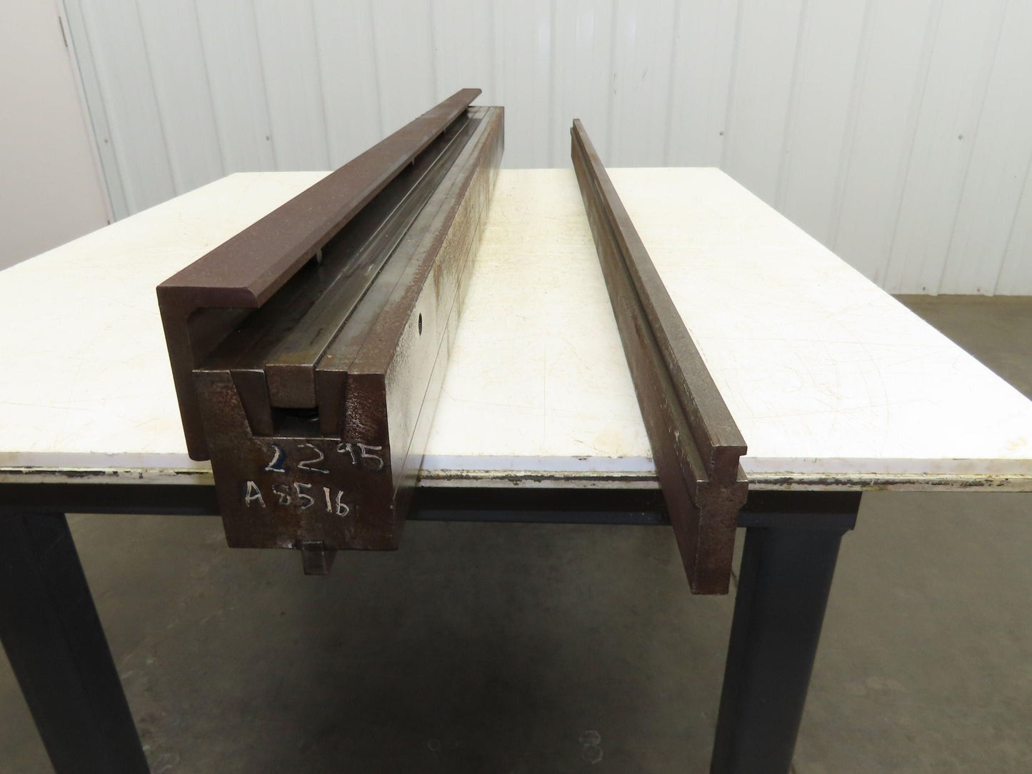 Press Brake U Punch Die Set 61" Long 3/4" ID 7/16" Stroke  1/2" Safety Tang