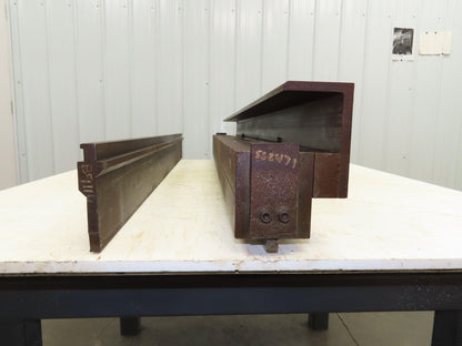 Press Brake U Punch Die Set 51" Long 7/16" ID 1/2" Stroke 1/2" Safety Tang