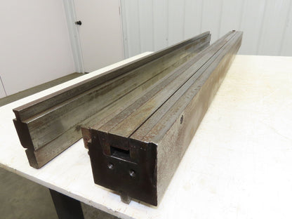 Press Brake U Punch Die Set 61" Long 1" ID 5/8" Stroke 1/2" Safety Tang