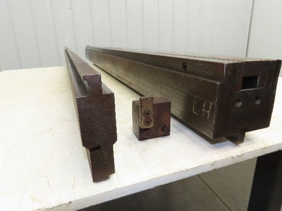 Press Brake U Punch Die Set 61" Long 1" ID 5/8" Stroke 1/2" Safety Tang