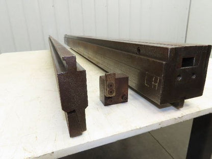Press Brake U Punch Die Set 61" Long 1" ID 5/8" Stroke 1/2" Safety Tang
