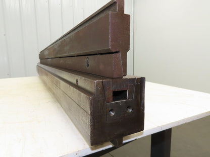 Press Brake U Punch Die Set 61" Long 1" ID 5/8" Stroke 1/2" Safety Tang