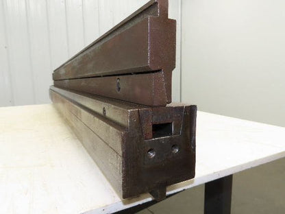 Press Brake U Punch Die Set 61" Long 1" ID 5/8" Stroke 1/2" Safety Tang