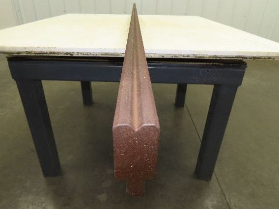 Press Brake Die 121" Long 90° V 1/4" W 5/32" D 1-3/4" H 1/2" Tang