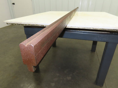 Press Brake Die 121" Long 90° V 1/4" W 5/32" D 1-3/4" H 1/2" Tang