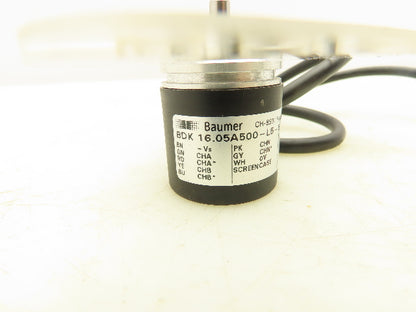 Baumer BDK 16.05A500-L5-5 Rotary Incremental Shaft Encoder Micro Series