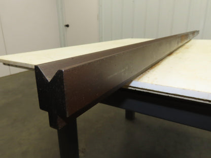 Press Brake Die 97" Long 90° V 15/16" W 1/2" D 1-3/4" H 1/2" Tang
