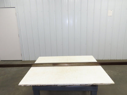 Press Brake Die 97" Long 90° V 15/16" W 1/2" D 1-3/4" H 1/2" Tang