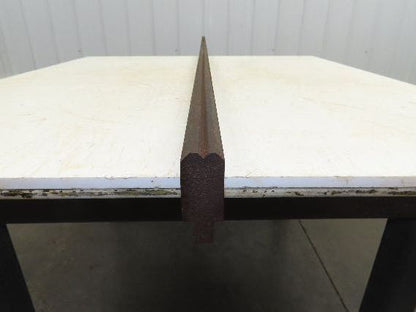 Press Brake Die 99" Long 90° V 7/32" W 1/8" D 1-3/4" H 1/2" Tang