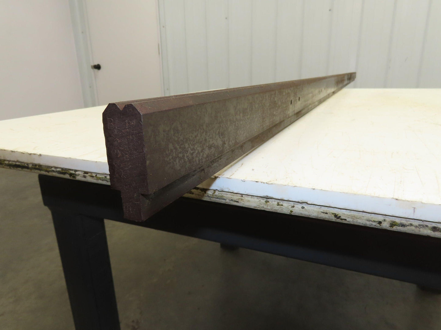 Press Brake Die 99" Long 90° V 7/32" W 1/8" D 1-3/4" H 1/2" Tang