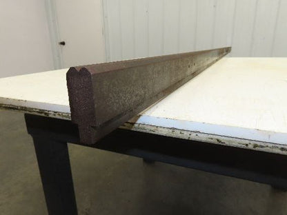 Press Brake Die 99" Long 90° V 7/32" W 1/8" D 1-3/4" H 1/2" Tang