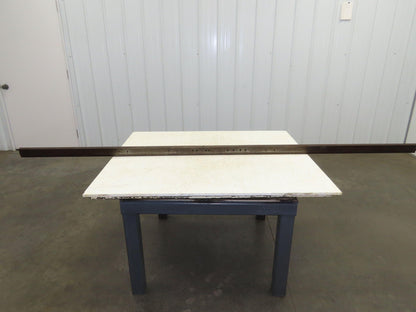 Press Brake Die 99" Long 90° V 7/32" W 1/8" D 1-3/4" H 1/2" Tang
