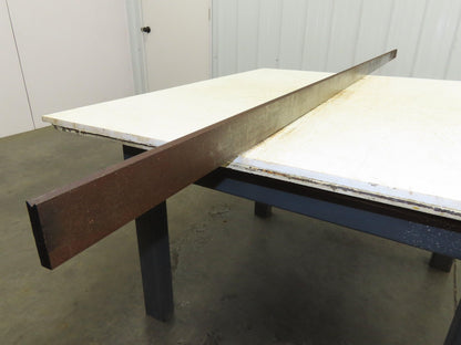 Press Brake Die 114-1/2" Long 90° V 1/4" W 2-3/8" H 1/2" Width