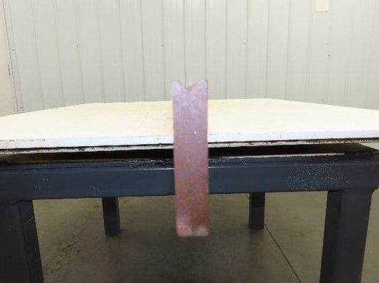 Press Brake Die 114-1/2" Long 90° V 1/4" W 2-3/8" H 1/2" Width