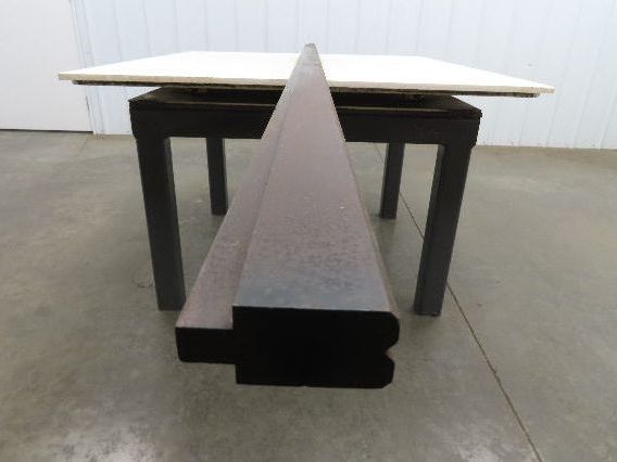 Press Brake Die 121" Long 90° V 1/4" W 1/8" D 1-3/4" H 1/2" Tang