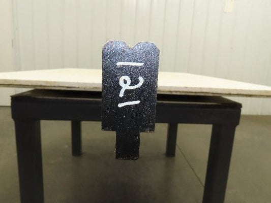 Press Brake Die 121" Long 90° V 1/4" W 1/8" D 1-3/4" H 1/2" Tang