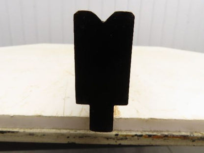 Press Brake Die 97" Long 90° V 3/8" W 3/16" D 1-3/4" H 1/2" Tang