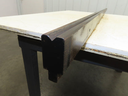 Press Brake Die 97" Long 90° V 3/8" W 3/16" D 1-3/4" H 1/2" Tang