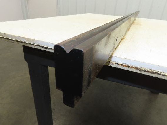 Press Brake Die 97" Long 90° V 3/8" W 3/16" D 1-3/4" H 1/2" Tang
