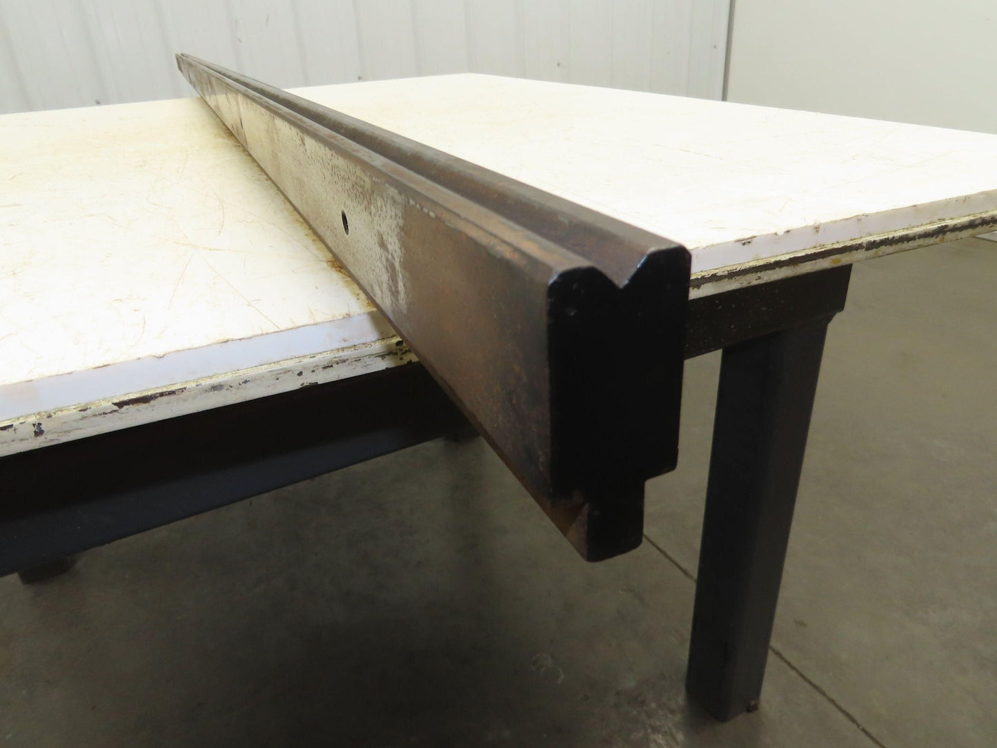 Press Brake Die 97" Long 90° V 3/8" W 3/16" D 1-3/4" H 1/2" Tang