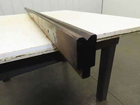 Press Brake Die 97" Long 90° V 3/8" W 3/16" D 1-3/4" H 1/2" Tang