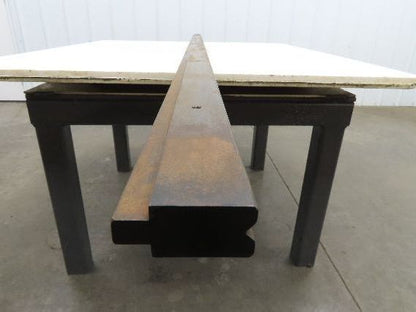 Press Brake Die 97" Long 90° V 3/8" W 3/16" D 1-3/4" H 1/2" Tang
