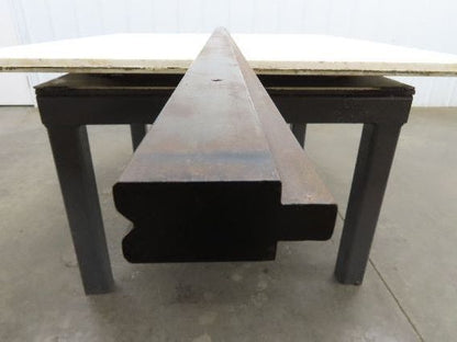 Press Brake Die 97" Long 90° V 3/8" W 3/16" D 1-3/4" H 1/2" Tang