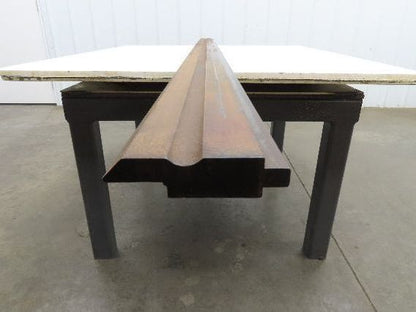 Press Brake Punch Die 96-1/2" Long 90° V 5/8" W 3-3/4" H 1/2" Tang