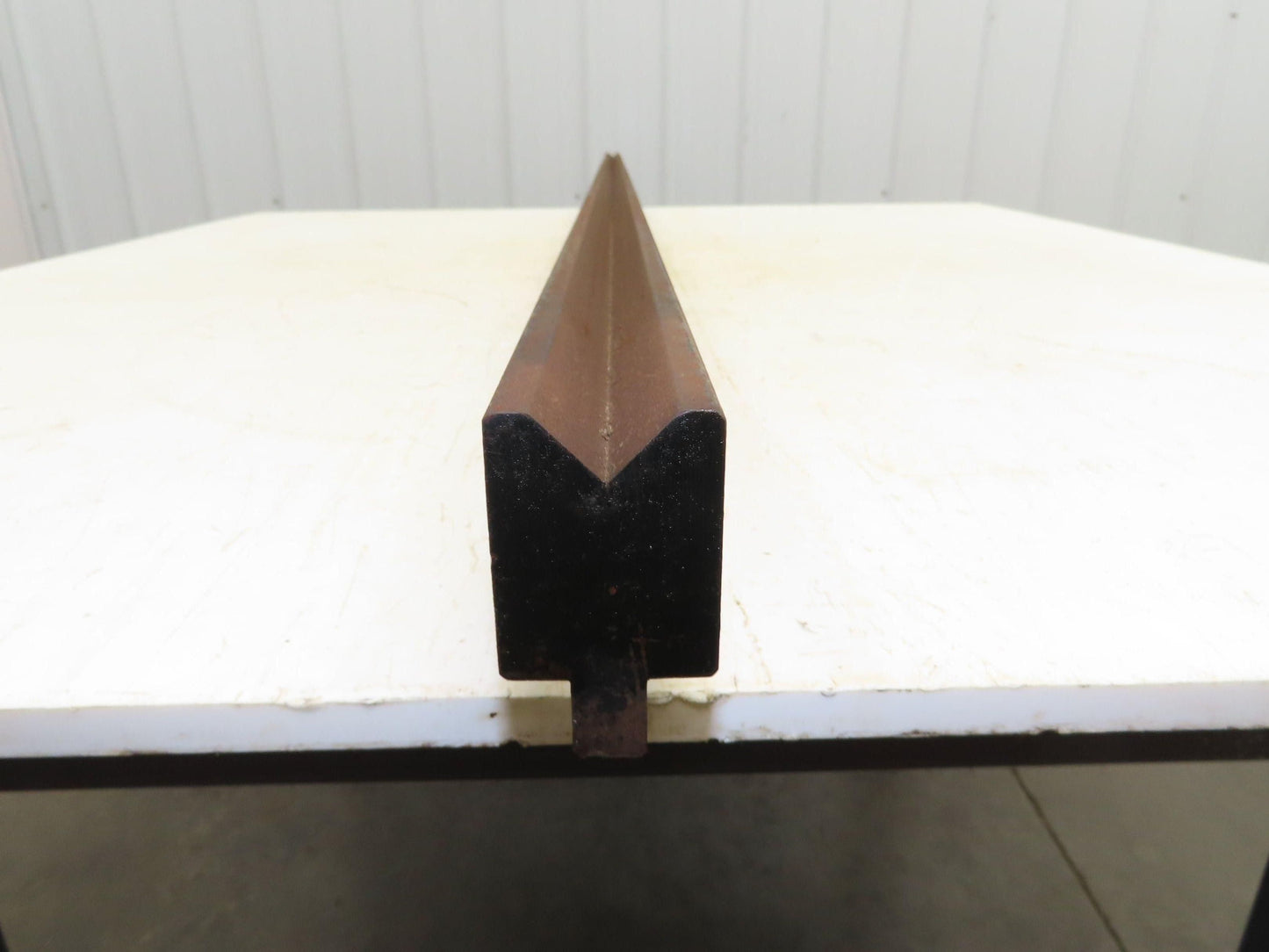Press Brake Die 96-1/2" Long 90° V 7/8" W 7/16" D 1-3/4" H 1/2" Tang