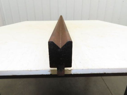 Press Brake Die 96-1/2" Long 90° V 7/8" W 7/16" D 1-3/4" H 1/2" Tang