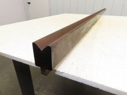 Press Brake Die 96-1/2" Long 90° V 7/8" W 7/16" D 1-3/4" H 1/2" Tang