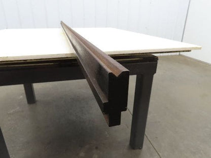 Press Brake Die 96-3/8" Long 90° V 3/8" W 3/16" D 1-3/4" H 1/2" Tang Notch