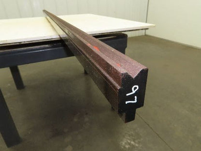 Press Brake Die 97" Long 90° V 9/16" W 5/16" D 1-3/4" H 1/2" Tang