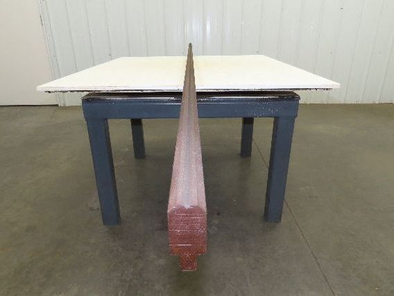 Press Brake Die 120-1/2" Long 90° V 3/16" W 3/32" D 1-3/4" H 1/2" Tang