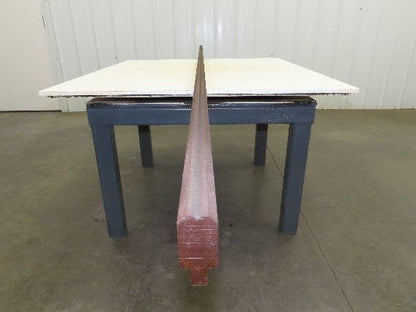 Press Brake Die 120-1/2" Long 90° V 3/16" W 3/32" D 1-3/4" H 1/2" Tang