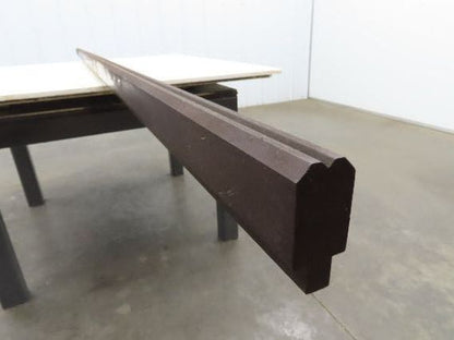 Press Brake Die 120-1/2" Long 90° V 3/16" W 3/32" D 1-3/4" H 1/2" Tang