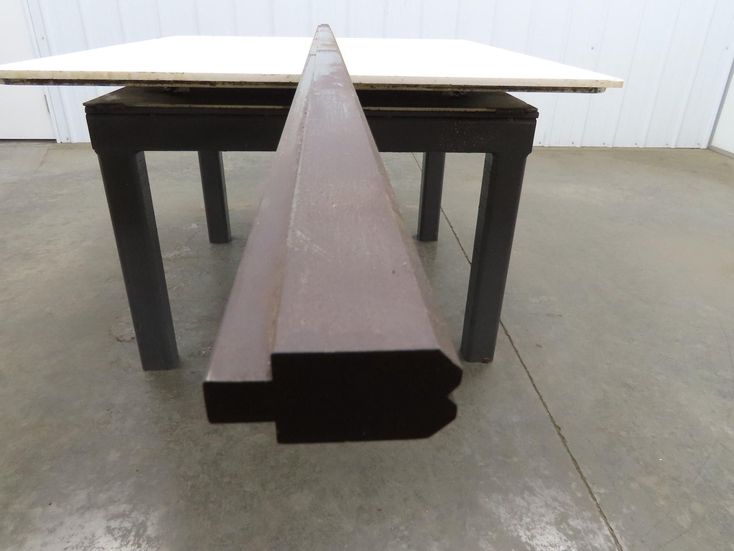 Press Brake Die 120-1/2" Long 90° V 3/16" W 3/32" D 1-3/4" H 1/2" Tang