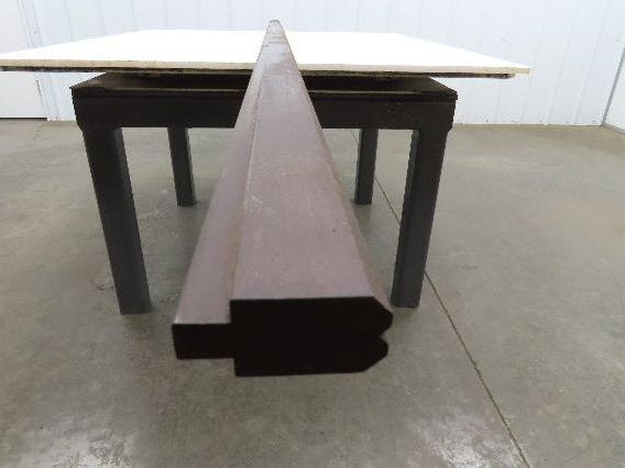 Press Brake Die 120-1/2" Long 90° V 3/16" W 3/32" D 1-3/4" H 1/2" Tang