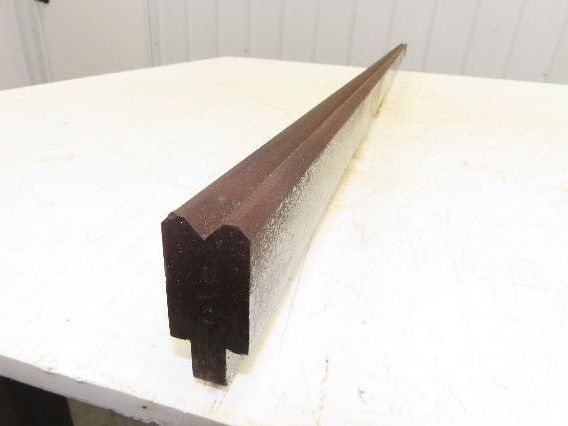 Press Brake Die 73" Long 90° V 7/16" W 1/4" D 1-3/4" H 1/2" Tang