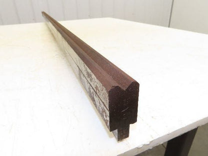 Press Brake Die 73" Long 90° V 7/16" W 1/4" D 1-3/4" H 1/2" Tang