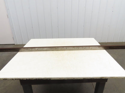Press Brake Die 73" Long 90° V 7/16" W 1/4" D 1-3/4" H 1/2" Tang