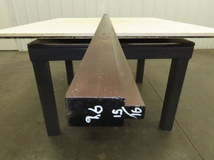 Press Brake Die 97" Long 90° V 3/16" W 1/8" D 1-3/4" H 1/2" Tang