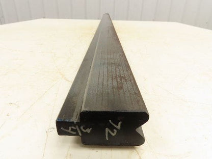Press Brake Die 72-3/4" Long 90° V 9/16" W 9/32" D 1-3/4" H 1/2" Tang