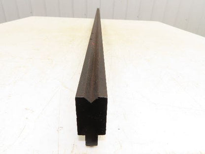 Press Brake Die 73-5/8" Long 90° V 7/16" W 1/4" D 1-3/4" H 1/2" Tang