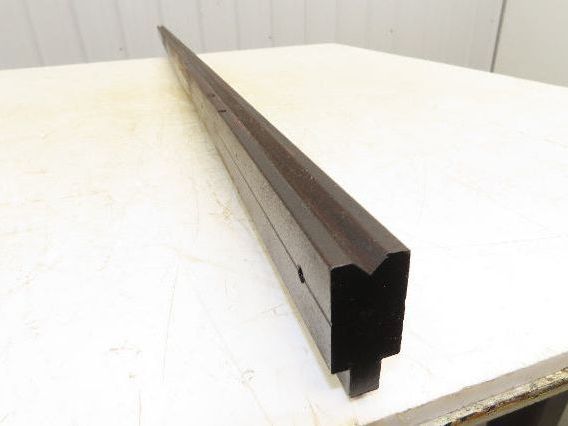 Press Brake Die 73-5/8" Long 90° V 7/16" W 1/4" D 1-3/4" H 1/2" Tang