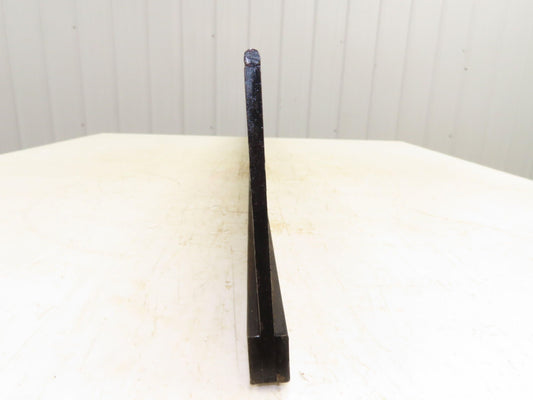 Press Brake Punch Die 80" Long 1/4" Rod Diameter 4-3/4" H 3/4" Tang