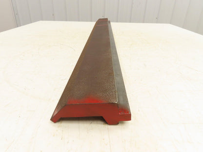 Press Brake Gooseneck Punch Die 40-13/16" Long 90° V 5/16" Finger 3-5/8" H